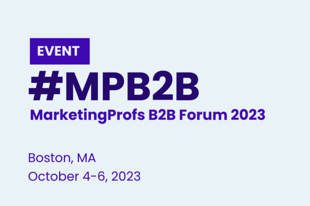 MarketingProfs B2B Forum 2023